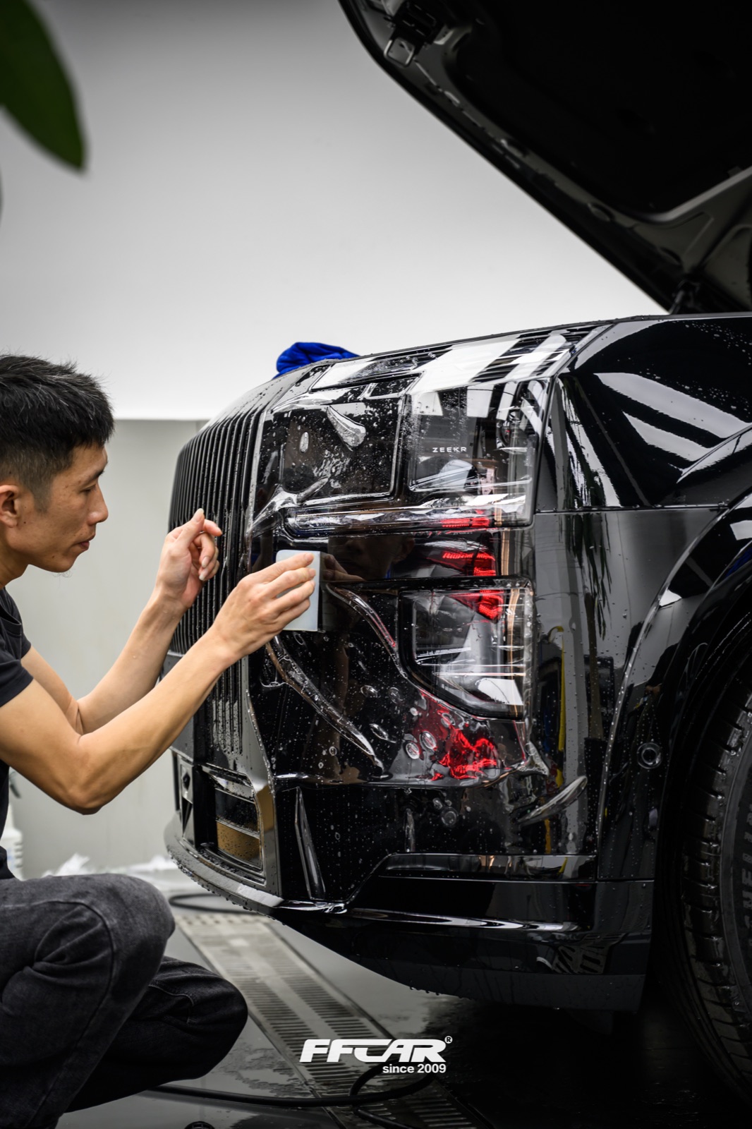 极氪9X隐形车衣施工图 1
