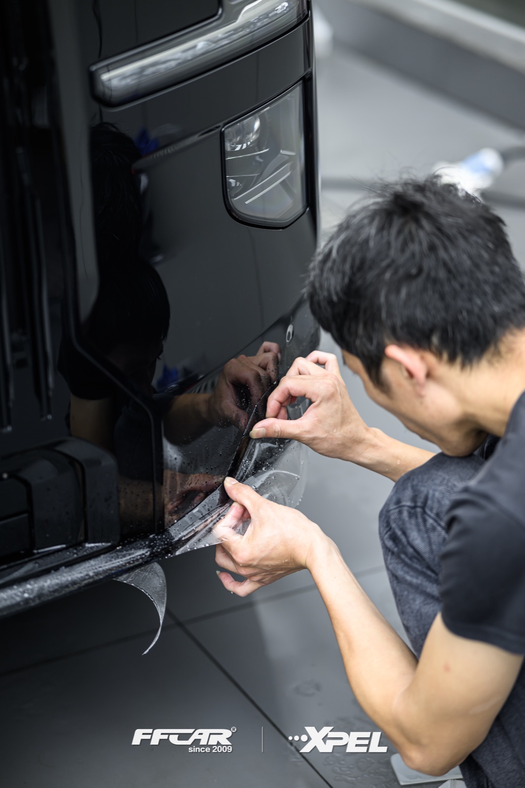 极氪9X隐形车衣施工图 5
